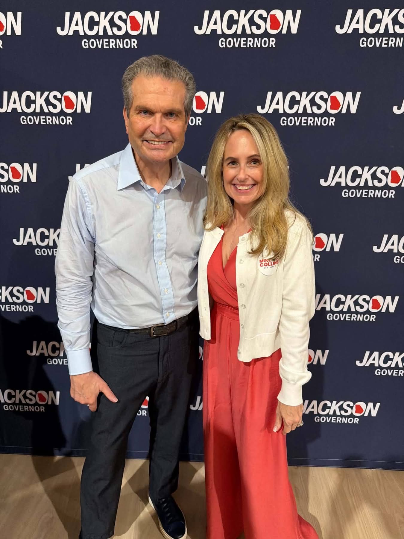 Jennifer Ray with Rick Jackson